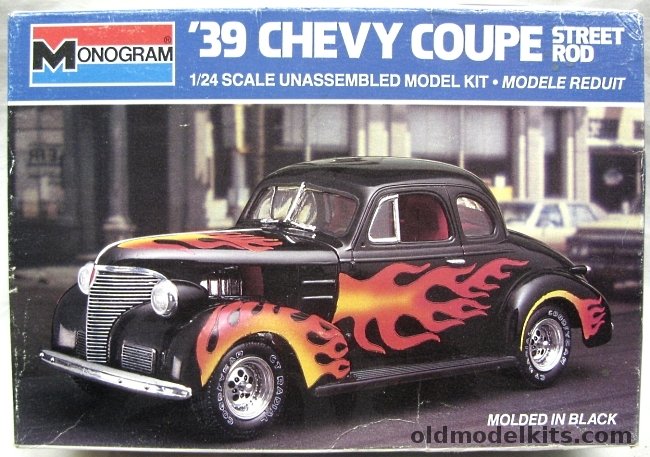 Monogram 1939 Chevy Coup Street Rod, 2719 plastic model kit